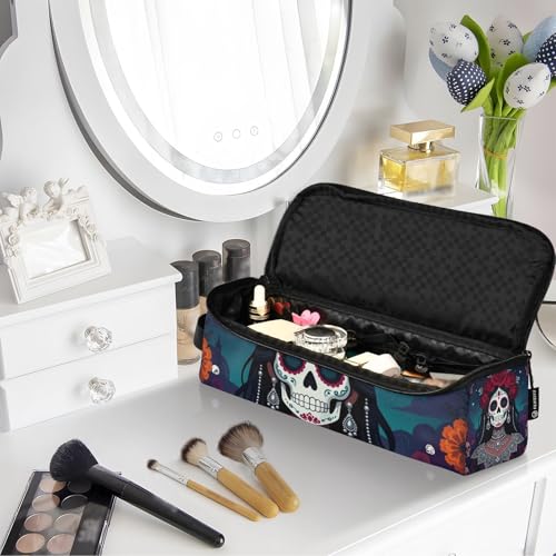 Bolsa de viaje para herramientas de cabello con tapete resistente al calor y accesorios removibles organizador para planchas, rizadores y secadores miniatura 7