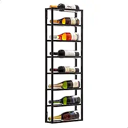 Adega Suspensa 8 Garrafas Vertical Industrial Moderna