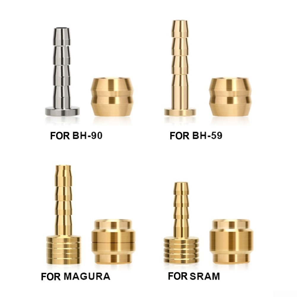 Premium Bike tubo freno oliva e connettore set di 50 per Sram per modelli BH5990 (D)