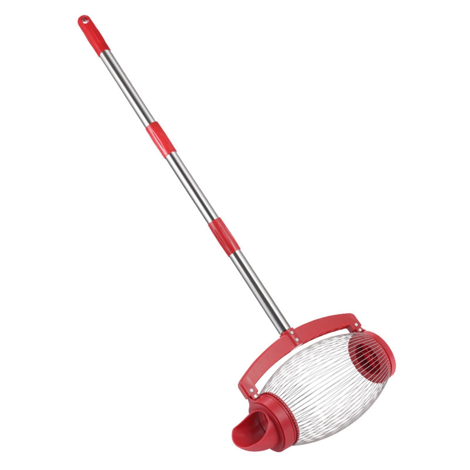 Raccolta di noci – Rullo per raccolta di noci | Macchina per raccolta di noci rotanti con manico lungo, raccoglitore a sfere, attrezzi da giardino per frutta pecan, granchi, castagne, ghiande,