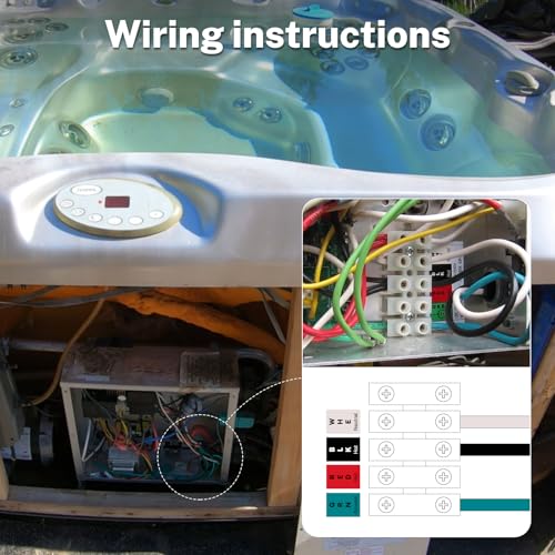 Image of FIRMERST Hot Tub GFCI Power Cord Replacement, in-Line, 25 FT, 14 /3 SJTW