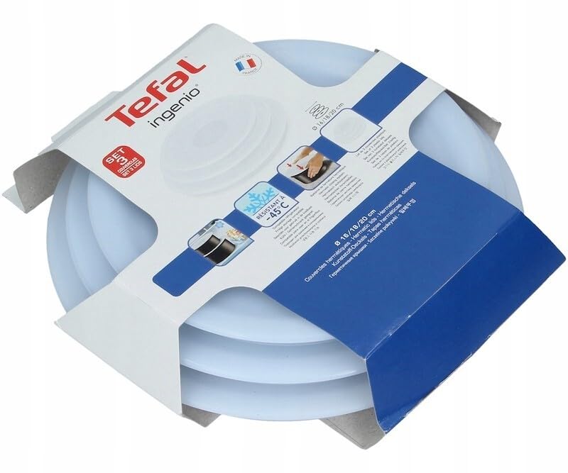 Tefal Ingenio Emotion Topfset 16/18/20 cm, 10-teilig, Töpfe + Glasdeckeln + Kunststoffdeckeln + Abnehmbarer Griff