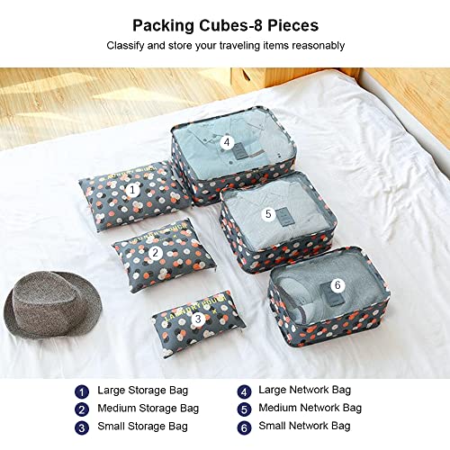 Vicloon Luggage Organizer, Travel Organizers, Suitcase Organizer Include Travel Packing Cubes and Compression Bags - Image 4