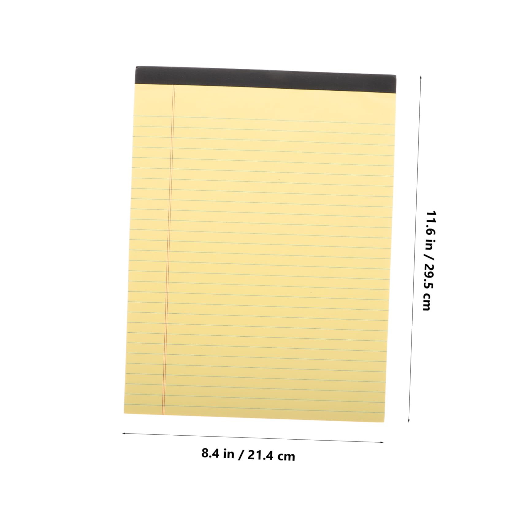 Blocs de Notas Legales A4 6 Piezas, Papel de Pulpa de Madera, Amarillo