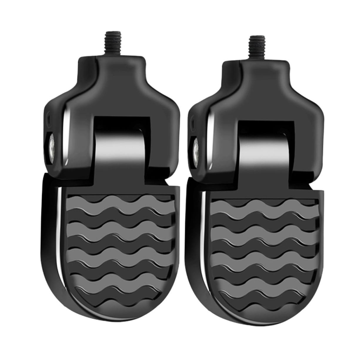 OSOLADY Aluminum Alloy Mountain Bike Rear Foot Peg Folding Footrest for Bike Rear Feet Pedal Stand Accessory