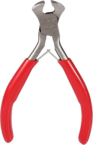 uxcell Alicates de corte final de 4 pulgadas Mini pinzas de extremo de precisión Alicates cortador de alambre Alicates Herramienta extractor de uñas