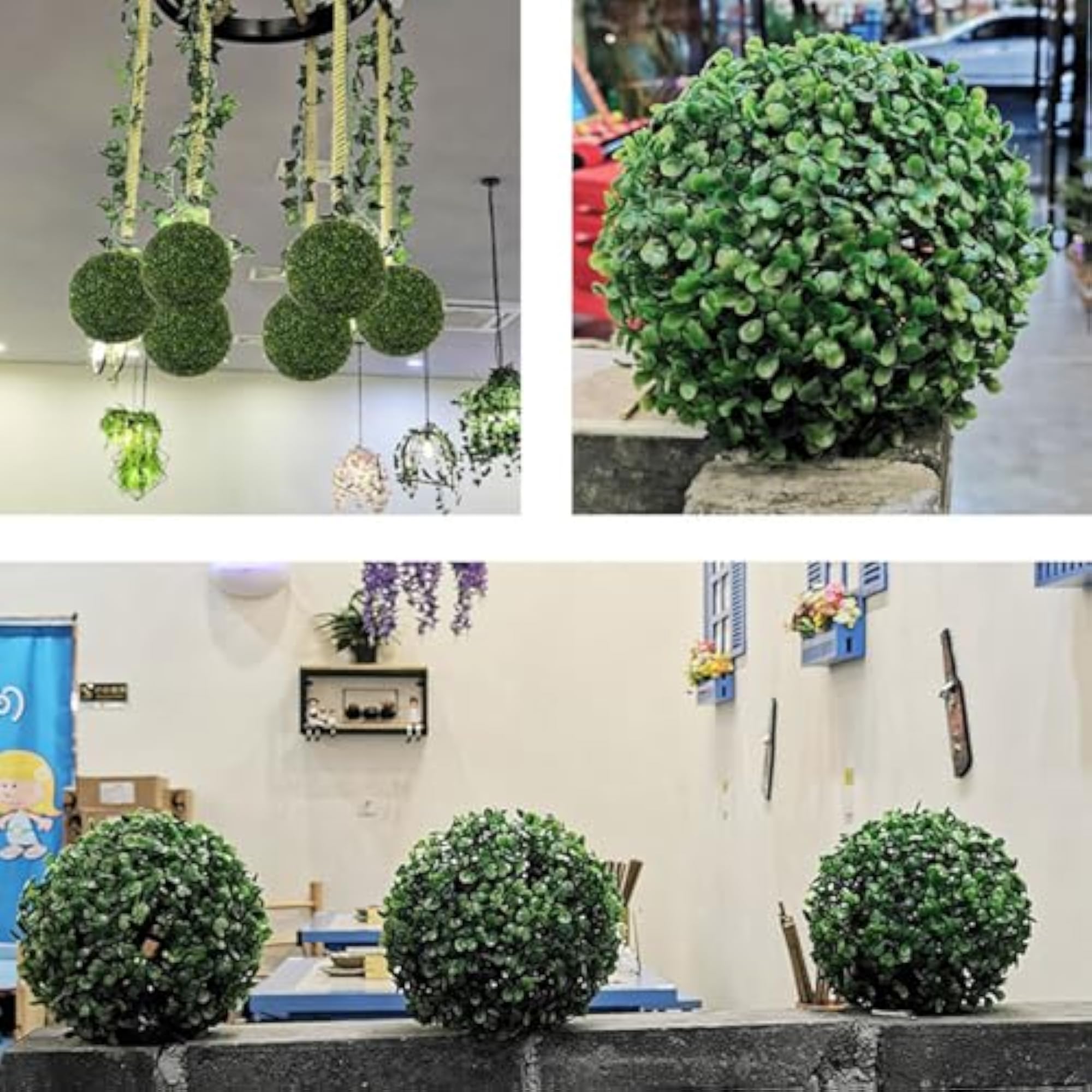 Artificial Plant Topiary Ball Faux Boxwood