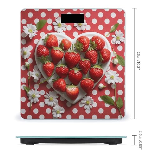 Báscula Digital de Baño con Pantalla LED Clara y Vidrio Templado miniatura 2