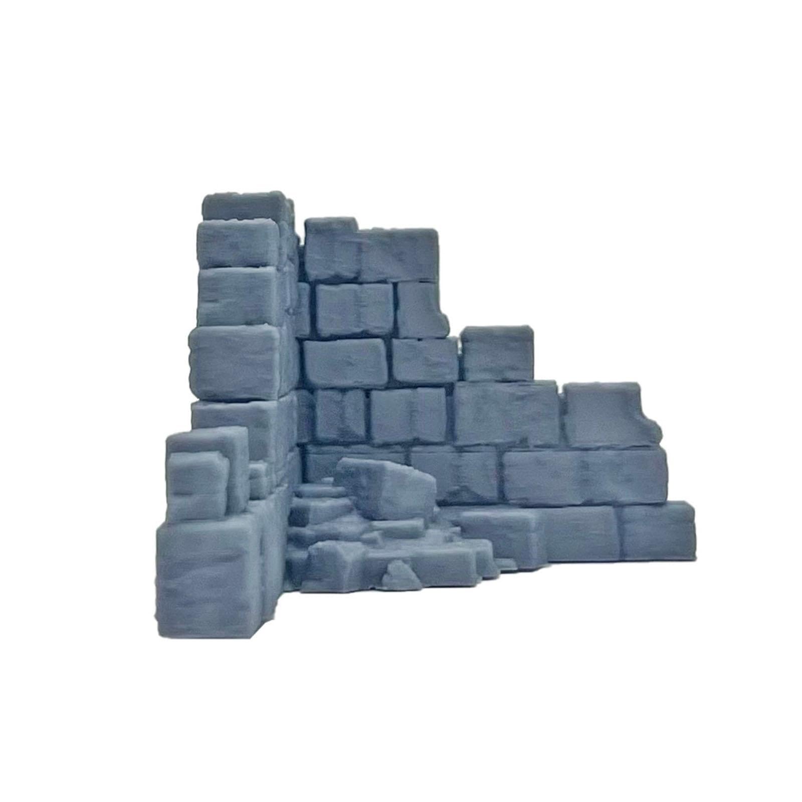 Accessoires de Décor Miniatures de Murs En Ruine pour Les Enfants Amateurs de Loisirs Créatifs