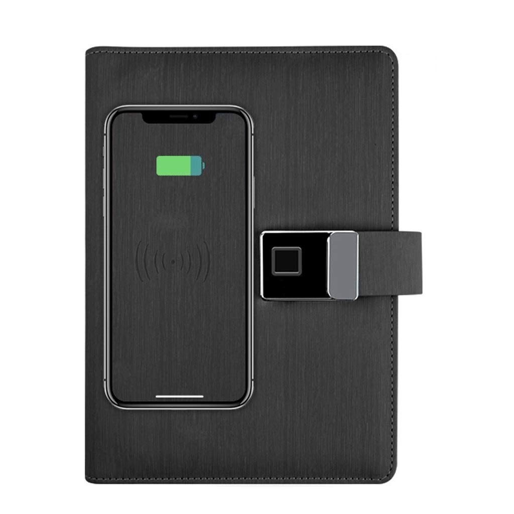 HBR Writing Journal A5 Fingerprint Password Lock Diary, high-end Smart Electronic Notebook, recordab
