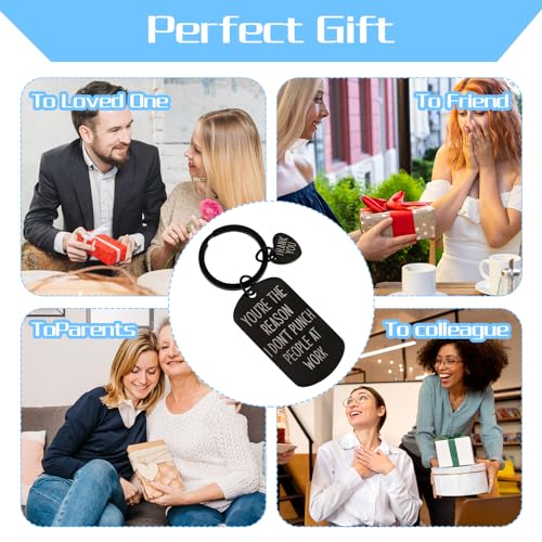 Abschiedsgeschenk Kollegen Schlüsselanhänger Edelstahl Abschied Kollegin Geschenk Lustig Kleine Geschenke für Kollegen für Beste Kollegin Adventskalender Füllung Geburtstag Jobwechsel Arbeitskollegin