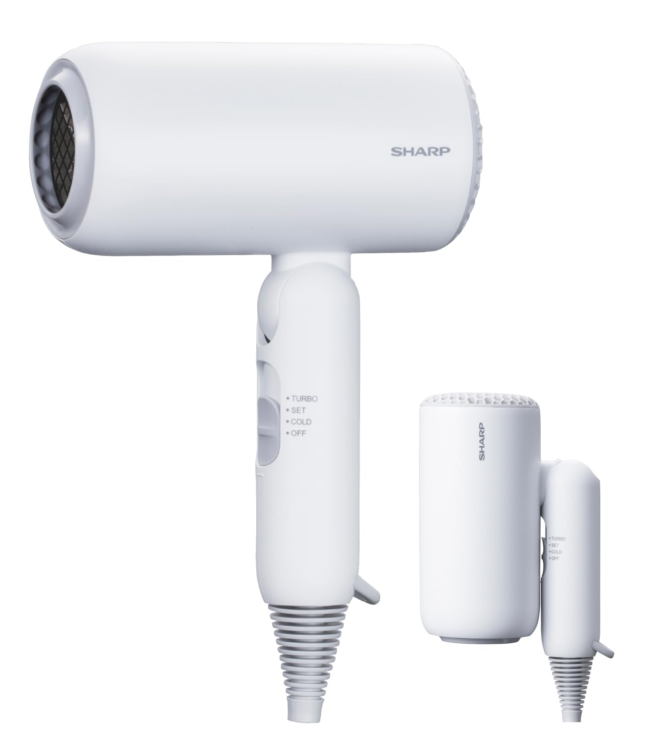 シャープ ヘアドライヤー IB-P300-W ディンプルフロー 速乾 さらさら髪…