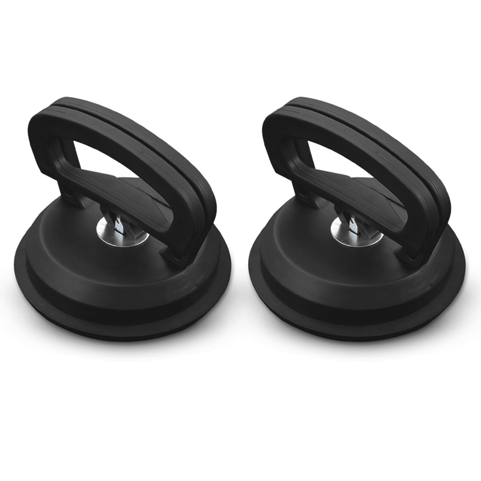 2 Pezzi Ventose Per Vetro, Sollevatori a Ventosa, Ventosa per Piastrelle Capacità di Carico 70KG, Ventose Per Vetri per Piastrelle,Vetro, Pavimento (D118mm)