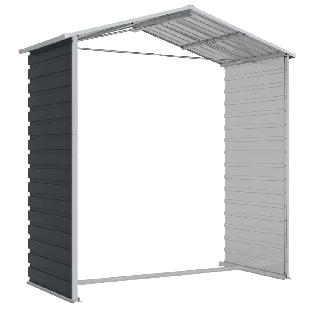 Capanno da Giardino Antracite 191x130x198 cm in Acciaio Zincato,Capannone da Giardino,Casetta da Giardino,Casetta Attrezzi Giardino(SPU:3188253)
