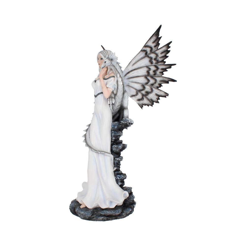 Nemesis Now Vanya - Figura Decorativa (55 cm, 27 cm), Color Blanco
