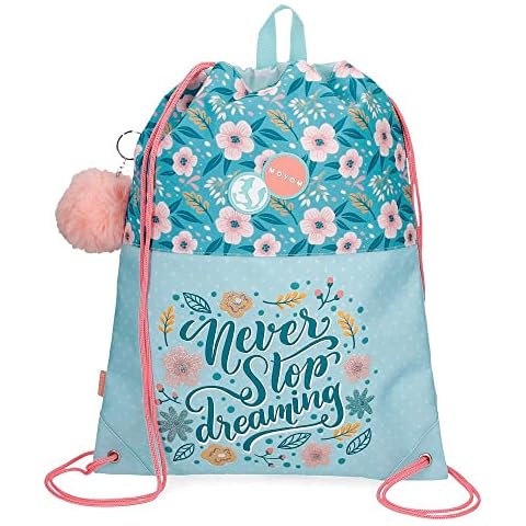 MOVOM Never Stop Dreaming Mochila Saco Azul de Poliéster Cover