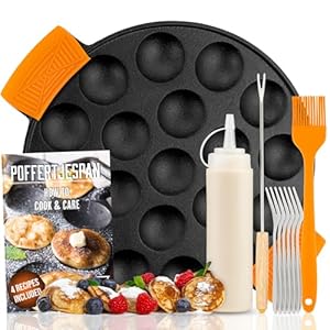 IRONO CP1234 Żeliwna Patelnia do Poffertjes