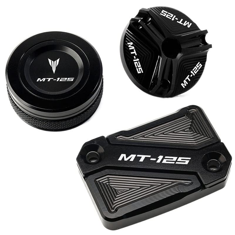 pour Ya&MAHA MT125 MT 125 MT-125 2008-2023 Moto Accessoires Arrière Liquide De Frein Réservoir Bouchon Cylindre Couverture Garde Protecteur