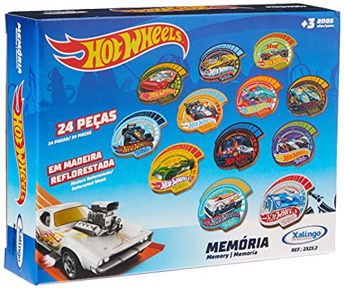 Jogo da memória Hot Wheels