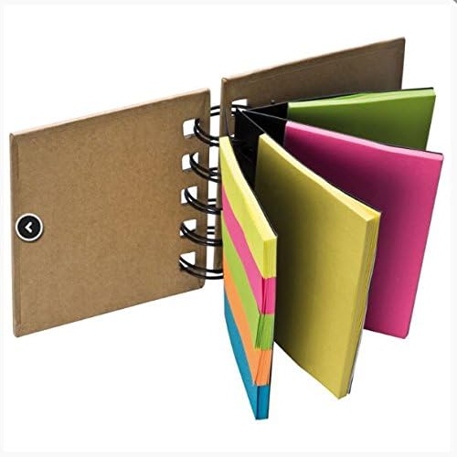 Miniatura 3 de eBuyGB - Bloc de notas adhesivo, tamaño pequeño, 250 hojas, varios colores