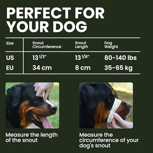 BRONZEDOG Hundemaulkorb Verstellbar Robustes PVC/Metalldrahtkorb für Große und Sehr Große Hunde mit Lederbändern Atmungsaktiv, Trinkfähig, Training, Verhindert Beißen (Rottweiler, PVC)
