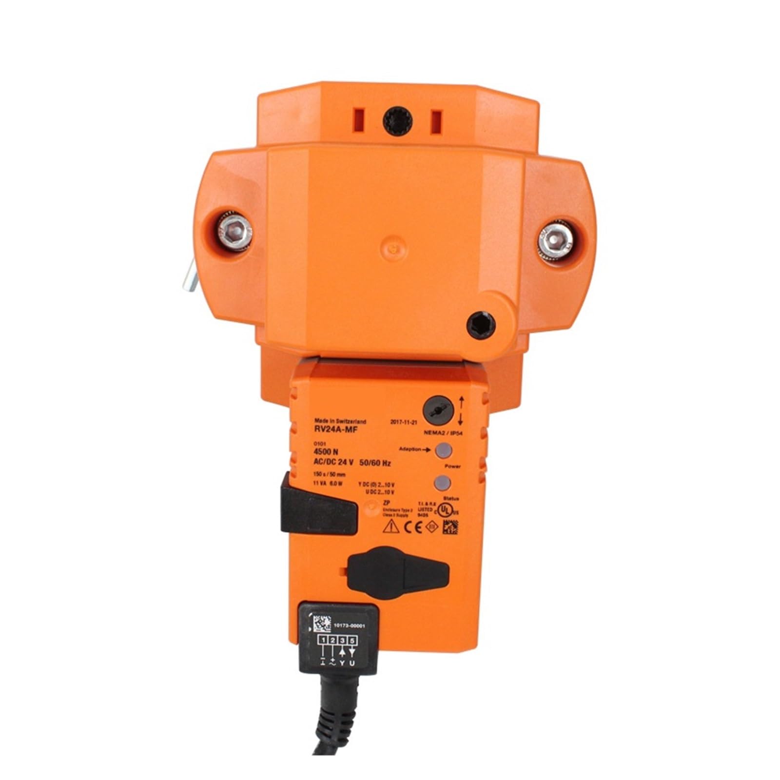 RV24A-SZ RV24A-MF AC24V DC24V Modulating Globe Valve Actuator for 2-way and 3-way Globe Valves (Color : RV24A-SZ)