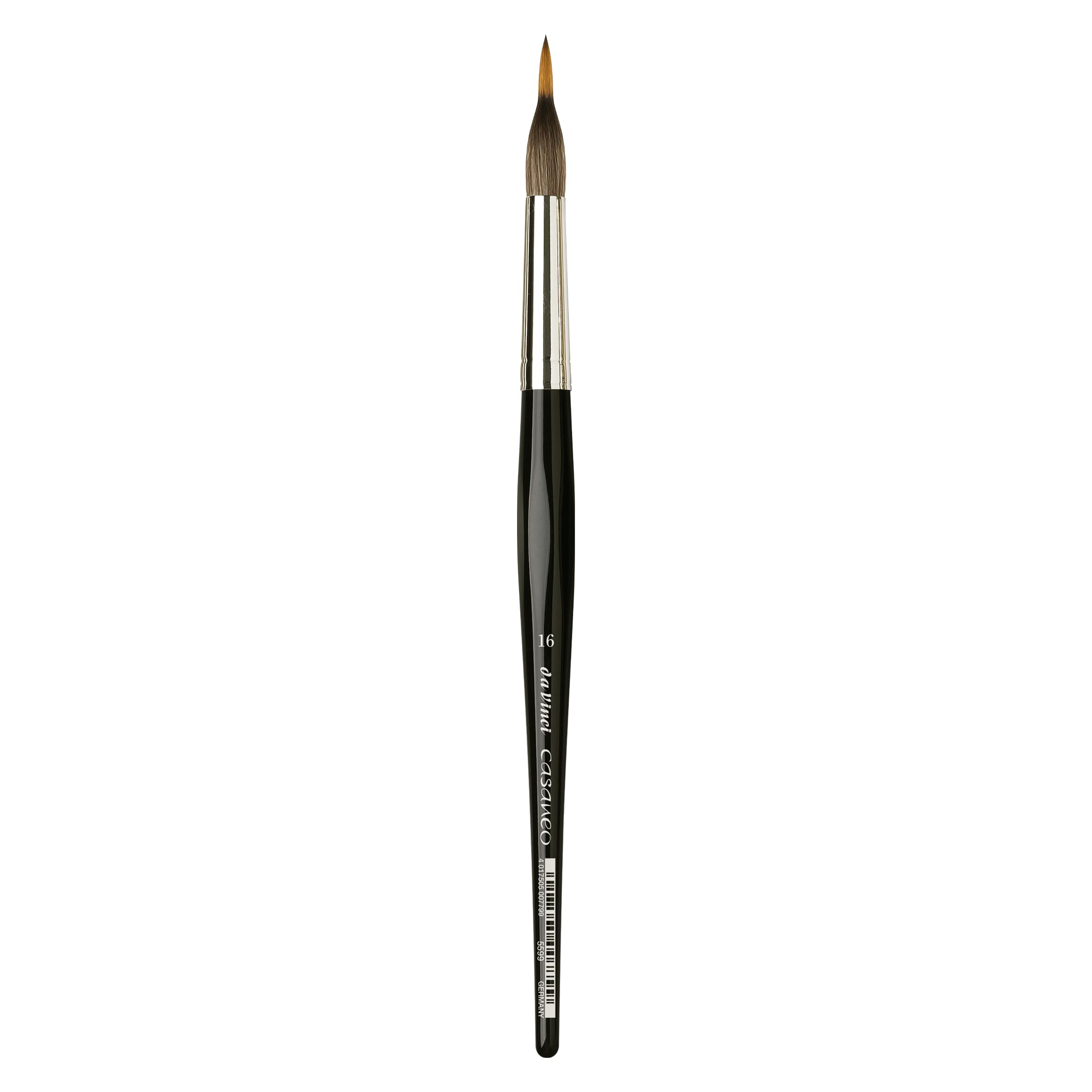 da Vinci Watercolor Casaneo Watercolor Brush, 16, Black