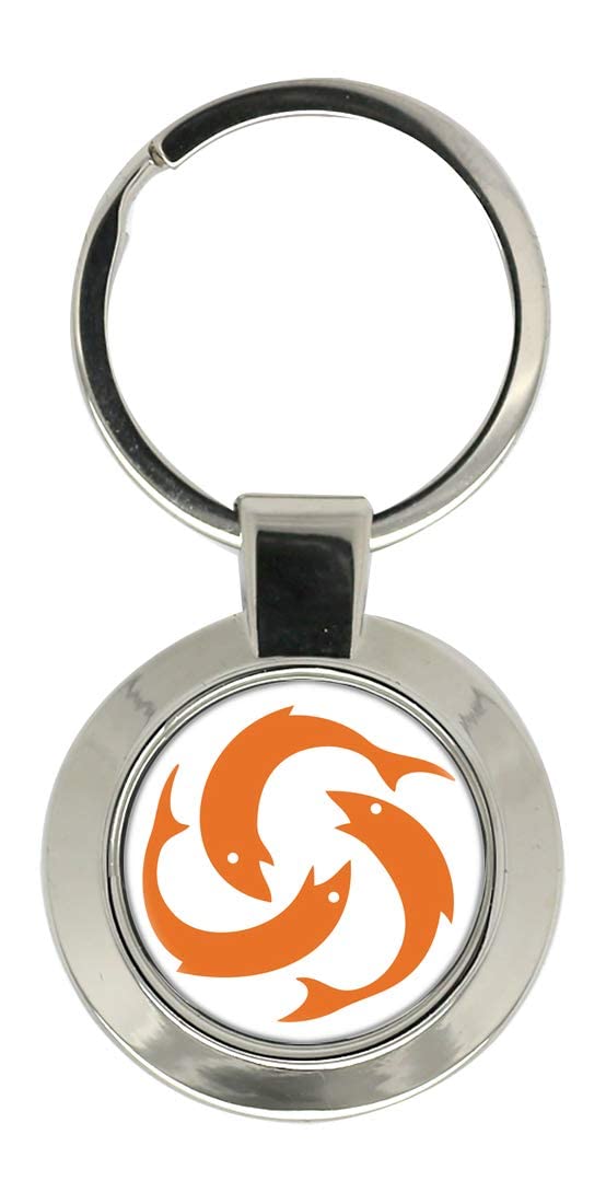 Giftshop Uk Unisex Silver Coloured Metal Anguilla Key Ring