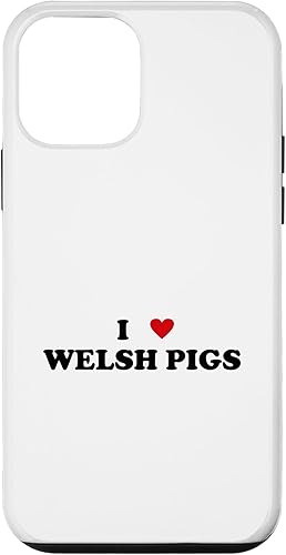 iPhone 12 mini I Heart Breed Farmer - Pig I Love Welsh Case