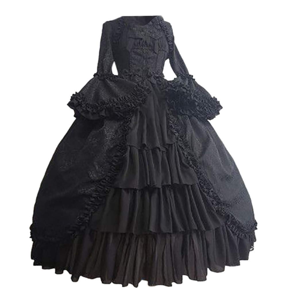 Amazon.co.jp: [dress Foreted] ゴスロリ 長袖 ロング ドレス