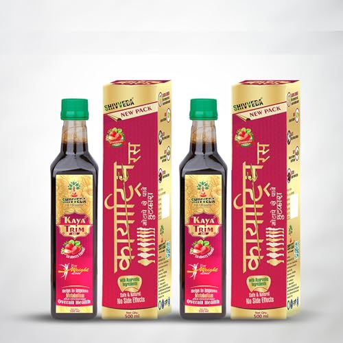 Image of Shivveda Kaya Trim Ras - Herbal Formula with Traditional Ingredients, No Apple Cider Vinegar, 500ml (Pack of 2)