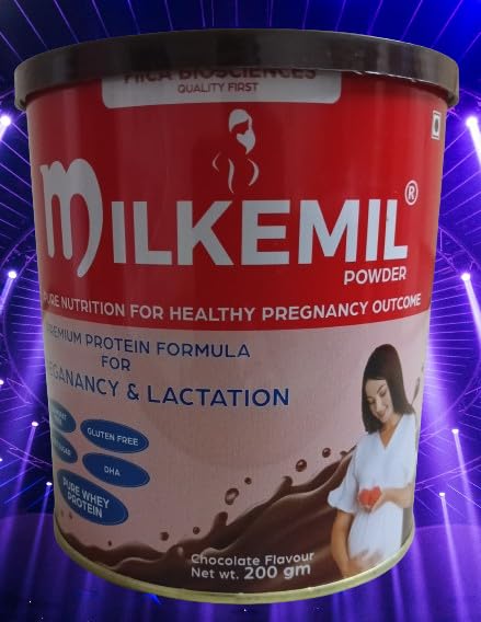 Milkemil Powder,200G, Chocolate Flavour, For Healthy Pregnancy Outcome