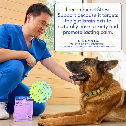 GutWell Stress Support - Dog Anxiety Relief & Calming Treats - Tasty Food Topper for Dog Stress and Anxiety Relief - Support Gut-Brain Axis with Triple-biotic Blend & Magnesium - 60 Scoops #3