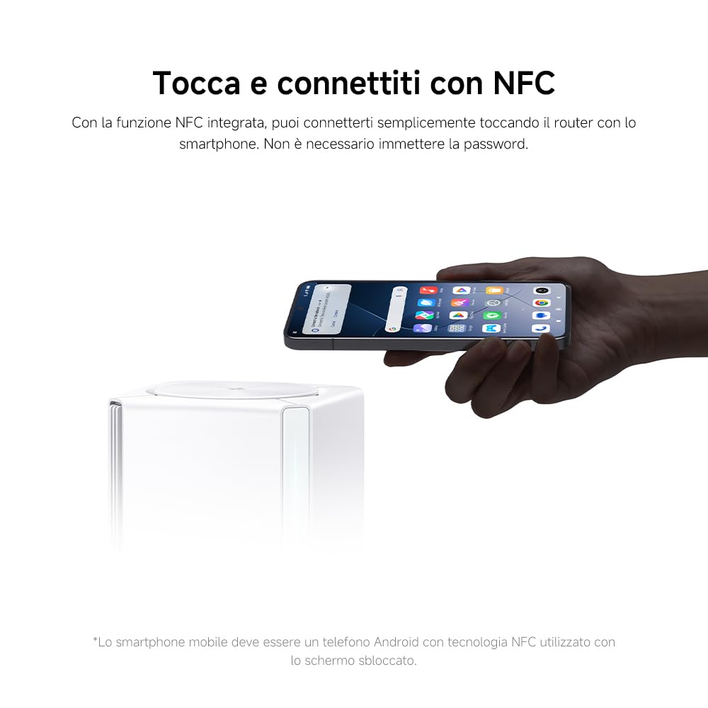 Router WiFi6 AX3000 - Porta Gigabit, Rete Mesh Integrata, Velocità Massime WiFi6