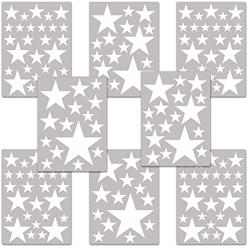 PREMYO 172 Estrellas Pegatinas Pared Infantil - Vinilos Decorativos Habitación Bebé Niños - Fácil de Poner Blanco Cover