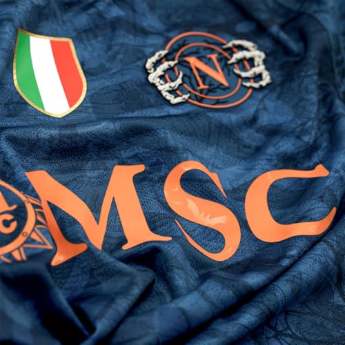 SSC Napoli Maglia Gara Halloween + Gymsack Ea7 Camiseta, Multicolor, XXL Unisex Adulto