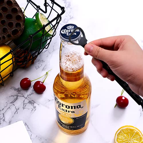 INHEMING Butterfly flesopener, vlinders kurkentrekker, flesopener Butterfly mes stijl trainer tool metaal bier zwart bar supplies zwart - Image 6