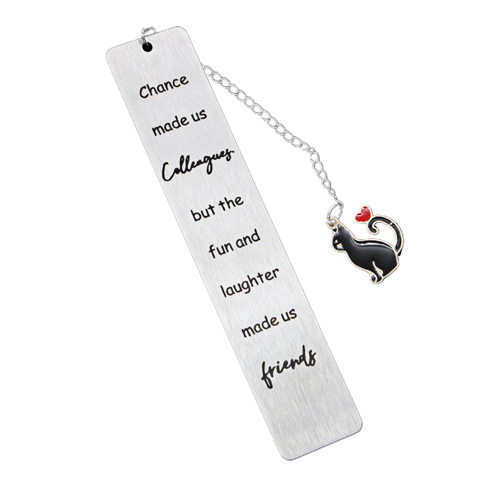 しおり　ページ Amazon | ステンレススチール しおり チェーン しおり 猫