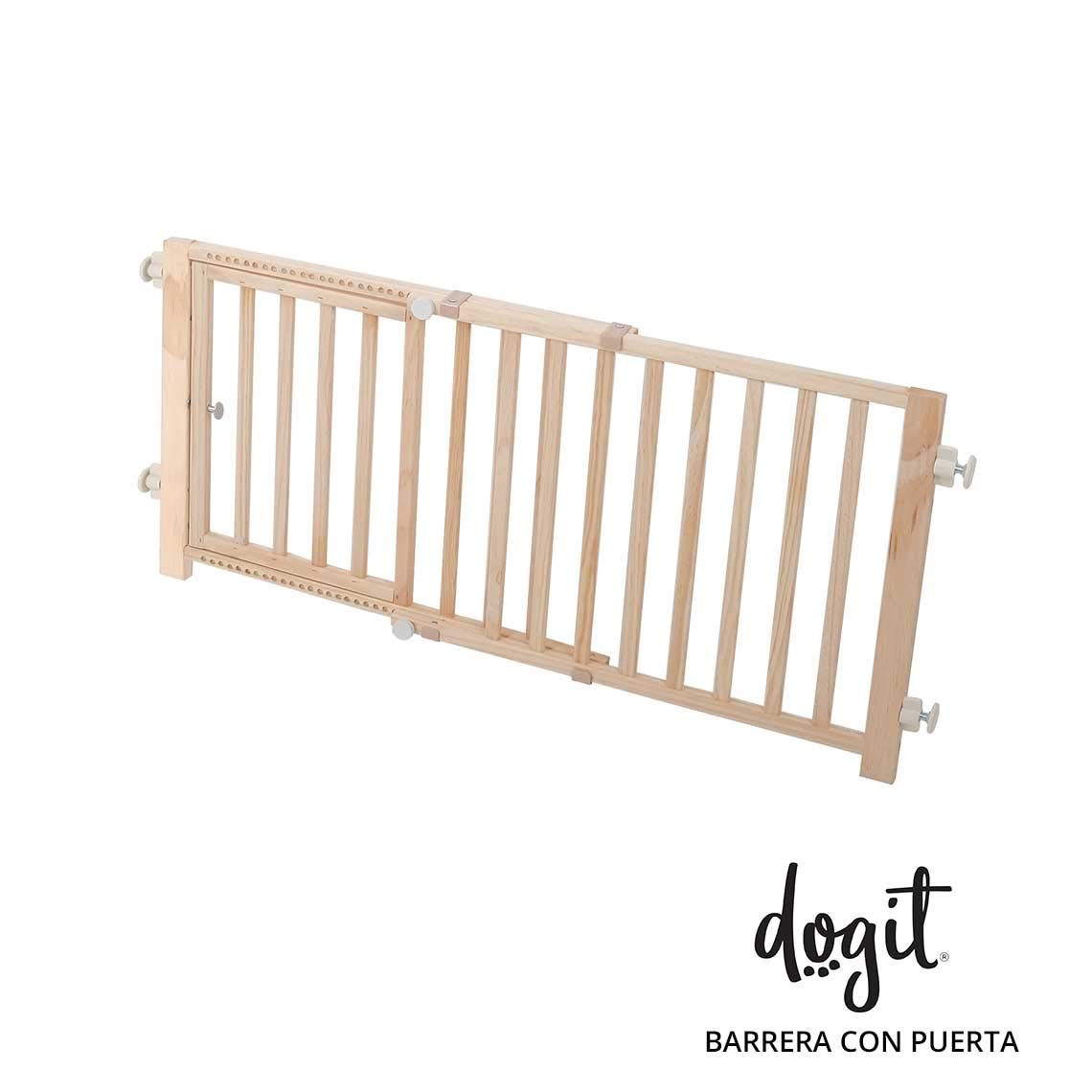 Dogit Barrera Extensible de Madera, 71 x 111.5 x 45.5 cm