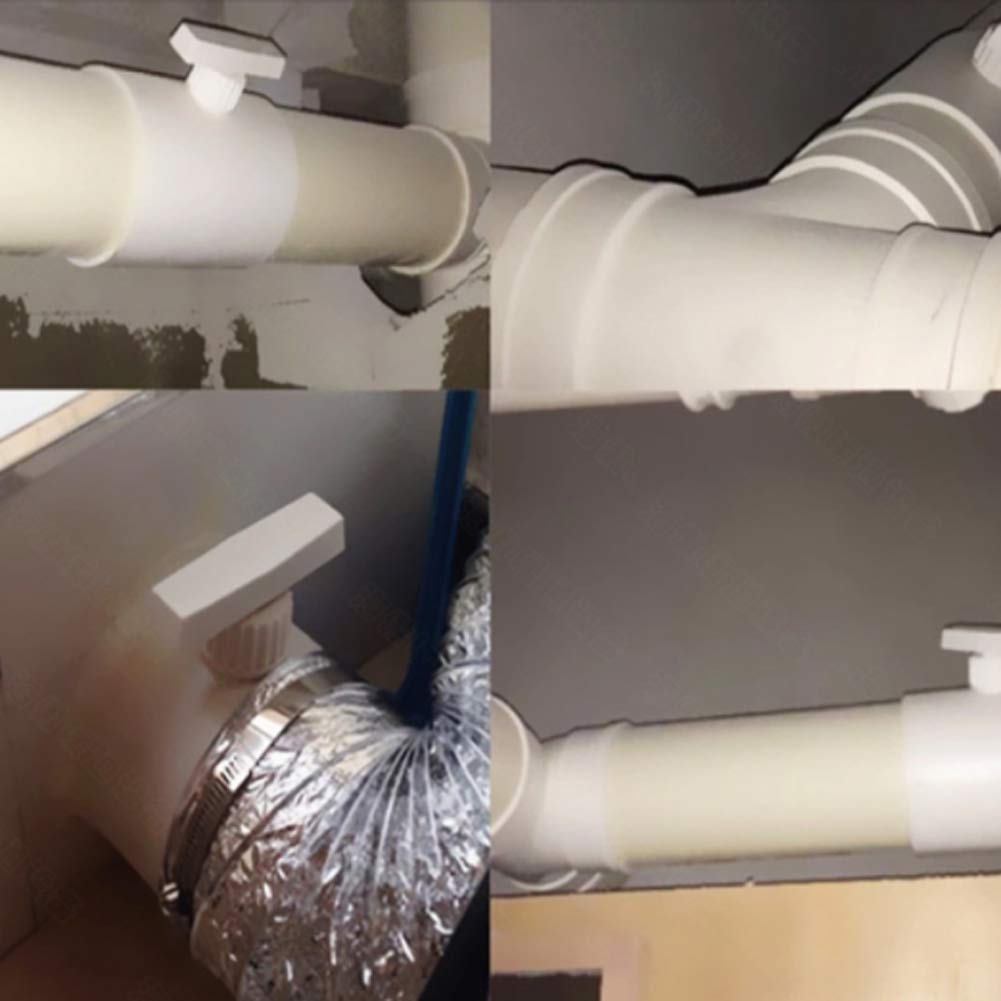 Buy Plastic Ducting Pipe Non Return Valve Connector with Backdraught