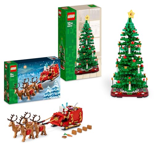 LEGO Feiertags-Bundle - Enthält Schlitten des Weihnachtsmanns (40499)...
