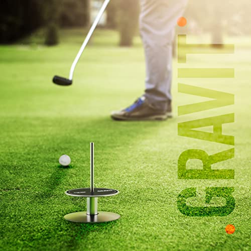 GRAVIT-Hoyo-de-Golf-Portatil-360o-Training-Putter-Golf-Compatible-con-Todas-Las-Bolas-de-Golf-Mini-Golf-Accesorios-de-Golf-para-Entrenamiento-en-Casa-o-Cualquier-Lugar