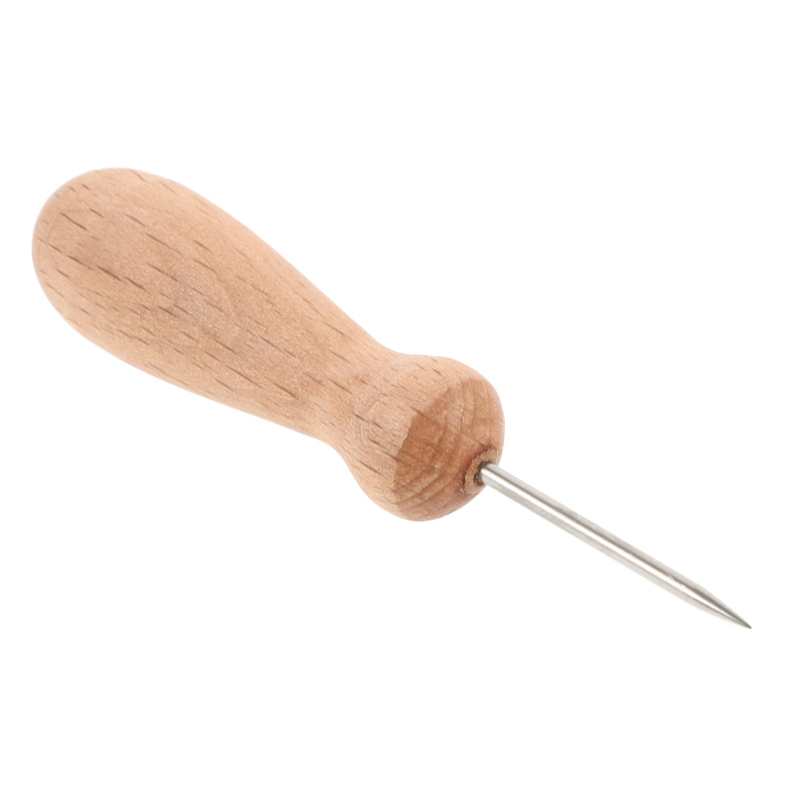 ARTIBETTER Clay Tools Craft Tool for Clay Sculpture Tool Detail Pottery Tools Kit Bake Modeling Clay Sculpting Tools Clay Sculpture Needle Craft Clay Tool Awl Tool Light Brown Wood