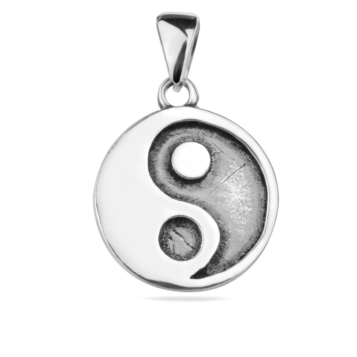 Yin Yan Symbol Anhänger Sterling Silber 925 Yoga Spirituelle Schmuck SALE !