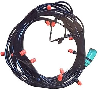 FLM Kit NEBULIZZATORE 10 Metri AD Acqua NEBULIZZAZIONE Gazebo OMBRELLONE Giardino PROLUNGABILE Facilmente