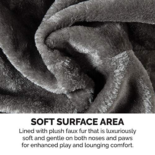 Furhaven Tiger Tough Cat Tree Skyscraper Playground W/ Adjustable Height - Gray, One Size #TOP7