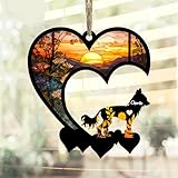 Lovely POD - Atrapasueños de perro con cresta china, conmemorativo personalizado para perro con nombre, atrapasueños de pérdida con cresta china, regalo de recuerdo para perro, adorno conmemorativo