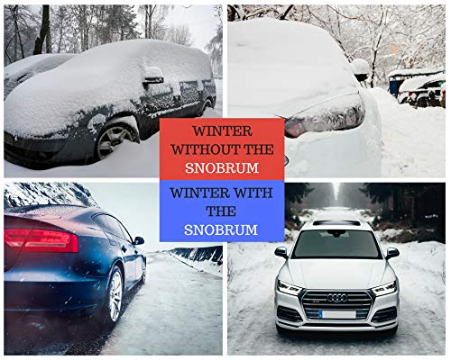 Sno Brum Original Snow Werkzeug zum Entfernen mit 48 cm-76 cm (48,3 cm zu 76,2 cm) Kompaktes Teleskop Griff (1 Pack)