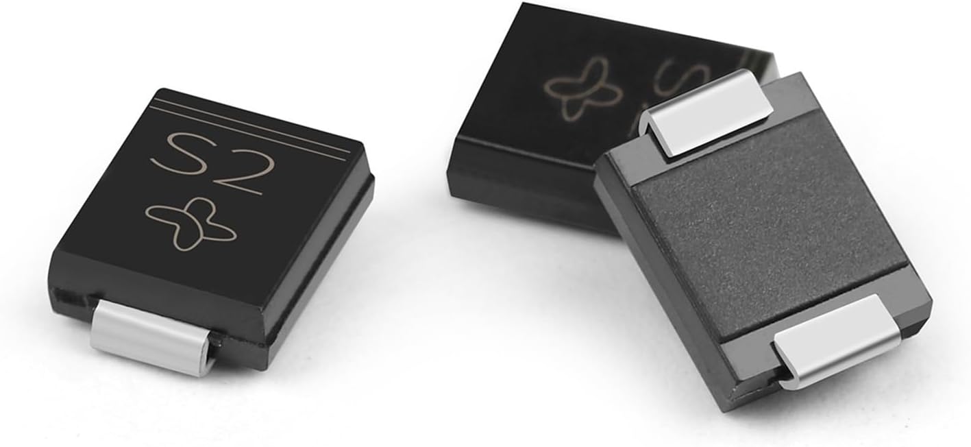 CAALO 20pcs Diode Rectifier Barrier Diode SMA SMB SMC SS12 SS14 SS16 SS18 SS24 SS26 SS32 SS34 SS54 SS56 (Color : SS32 SMC)