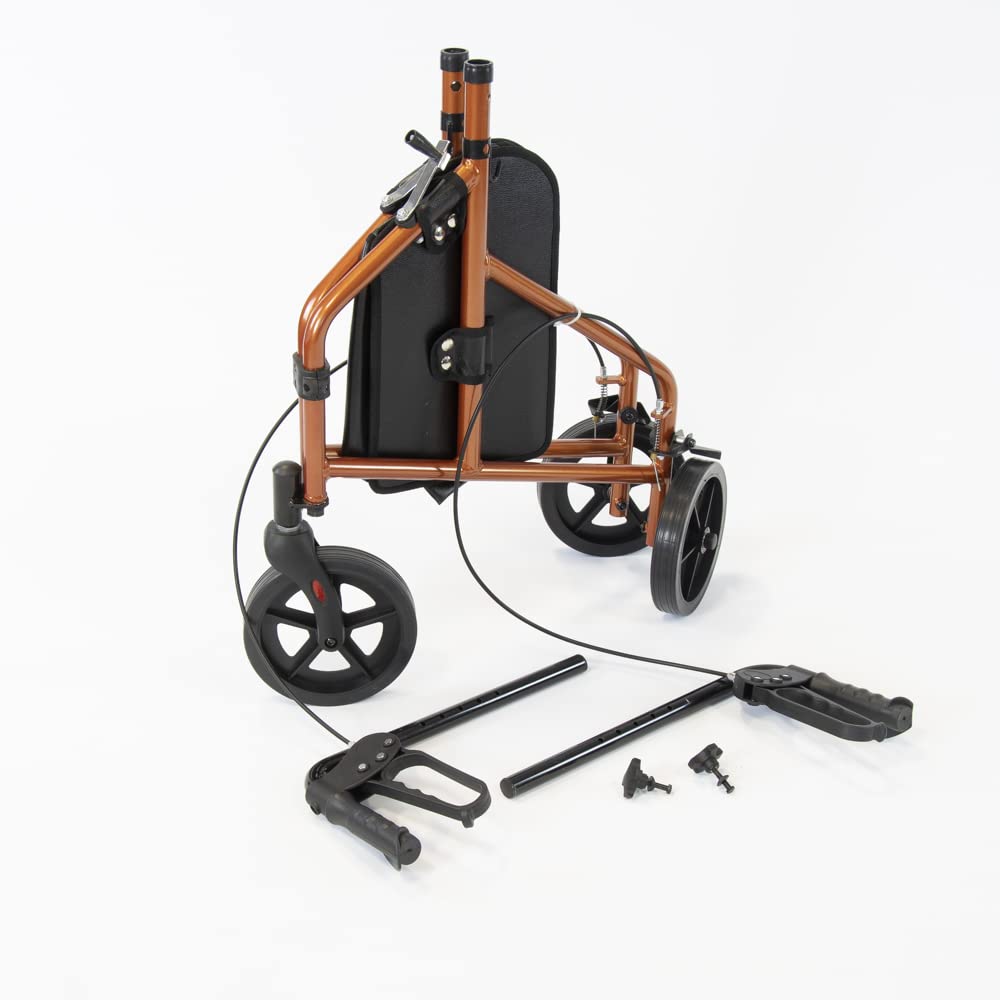 NRS 3 ruote Alumnium Rollator Arancione